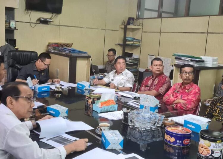 Komisi I DPRD Kabupaten Serang, menggelar rapat kerja dengan OPD mitra kerjanya, belum lama ini. (ISTIMEWA)