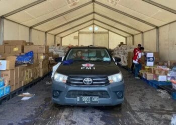 PMI Kota Tangerang Salurkan Bantuan Alat Tulis Bagi Warga Penyintas Gempa Cianjur
