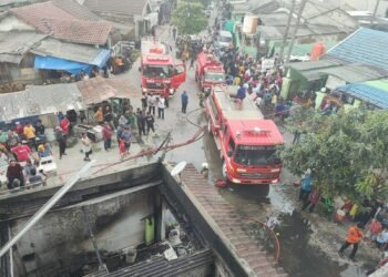 2 Anak dan 1 Pekerja Laundry di Jayanti Tewas Terbakar
