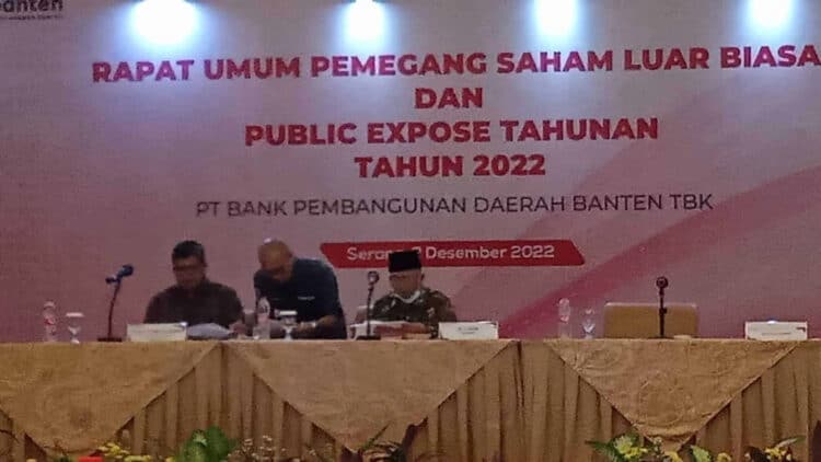 Suasana RUPS LB Bank Banten. (DOKUMEN/SATELITNEWS.COM)