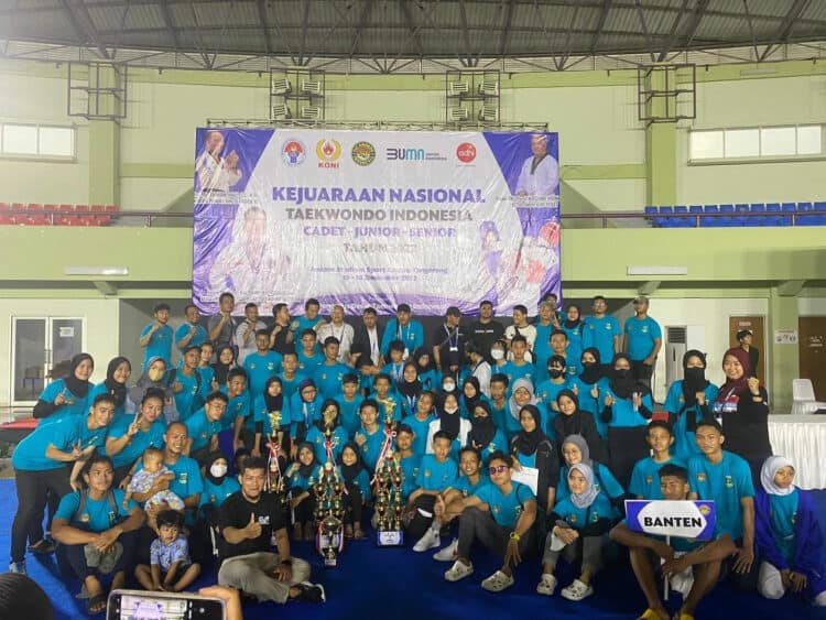 Banten Raih 7 Emas, Duduk di Peringkat 4 Kejurnas Taekwondo