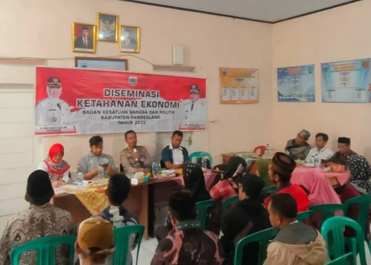 Badan Kesbangpol Kabupaten Pandeglang gelar Diseminasi Ketahanan Pangan, Rabu (28/12/2022). (ISTIMEWA)