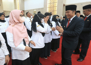 96 Kepala Sekolah dan 58 Pengawas SMA/SMK di Banten Dilantik