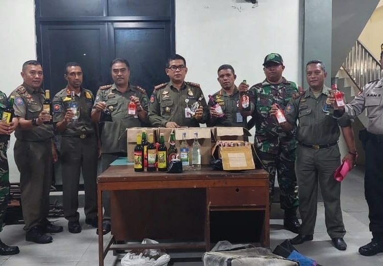 Ratusan Botol Miras Hingga Puluhan Anjal dan Gepeng “Diamankan” Satpol PP Kota Tangerang