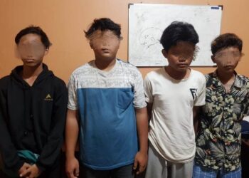 Diduga Hendak Tawuran dengan Bom Molotov, Empat Remaja Ini Diamankan