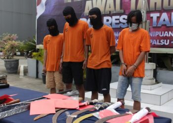 Lukai Enam Warga di Warung Angkringan, Empat Anggota Gangster Briges Ditangkap