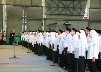 Pelantikan ratusan PPS di Kabupaten Serang, Selasa (24/1/2023). (ISTIMEWA)