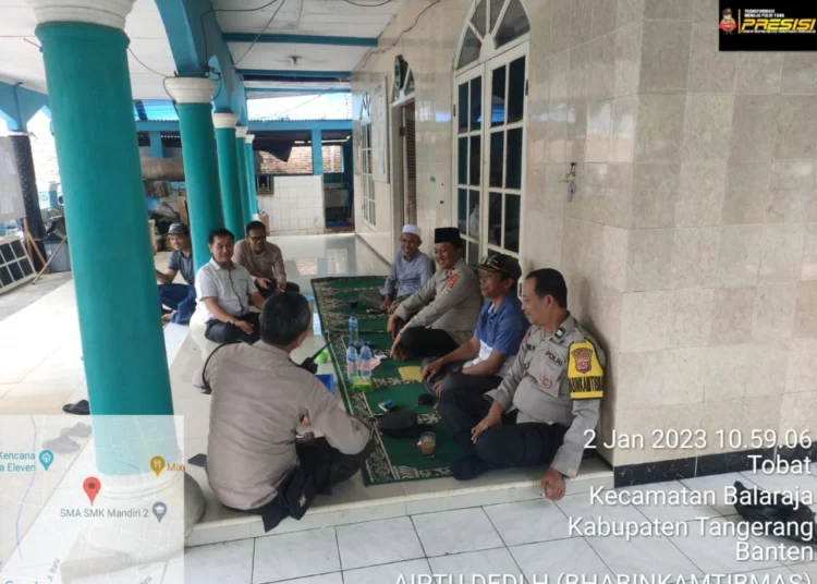 Polsek Balaraja Laksanakan Program Bakti Religi ke Masjid Jami Baitul Mu'min