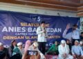 Safari politik Anies Baswedan di kawasan Banten Lama, Provinsi Banten, Selasa (24/1/2023). (LUTHFI/SATELITNEWS.COM)
