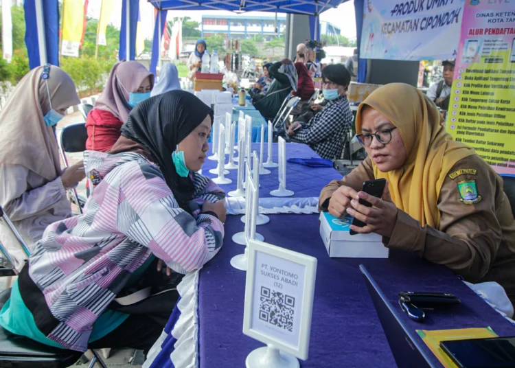 Foto Gelaran Jobfair di Cipondoh, 16 Perusahaan Buka Lowongan