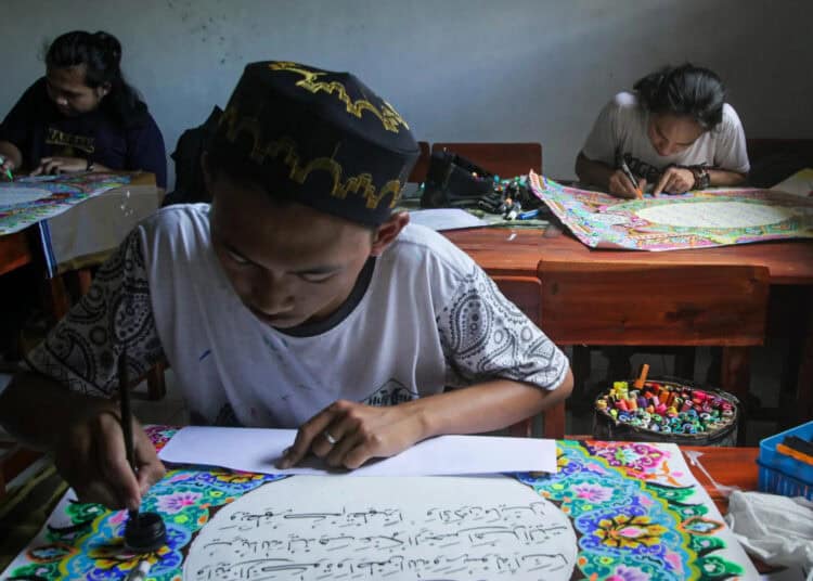Foto Lomba Kaligrafi MTQ ke-53 Kabupaten Tangerang