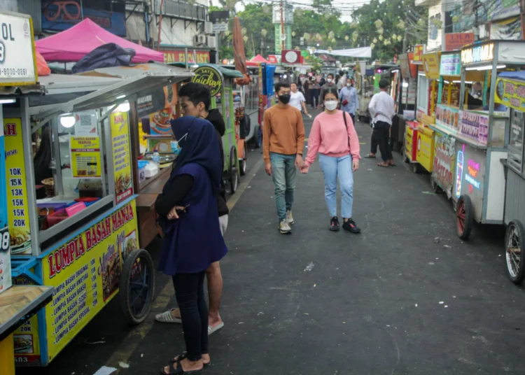 Foto Penataan Kawasan Kuliner Pasar Lama Kota Tangerang