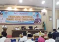 SOSIALISASI P3DN–Kajari Pandeglang bersama Pemda setempat, sedang sosialisasi P3DN, di Aula Pendopo Pandeglang, Rabu (8/2/2023). (ISTIMEWA)
