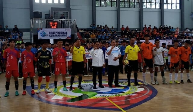 Ratusan Siswa SD SMP Kota Tangerang Ikuti Turnamen Futsal