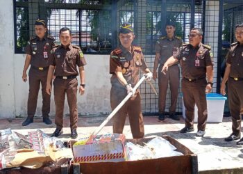 Kejari Kabupaten Tangerang Musnahkan Barang Bukti 53 Kasus