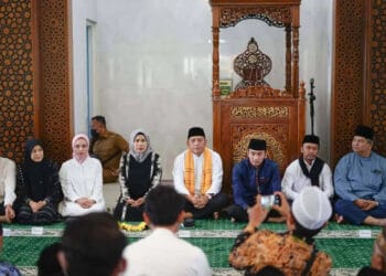 Bupati Serang Ratu Tatu Chasanah, menggelar safari Ramadhan di Kecamatan Ciruas, Rabu(5/4/2023). (ISTIMEWA)