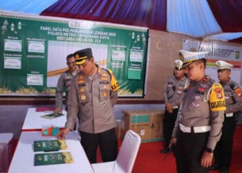 Kapolres Metro Tangerang Kota, Kombes Pol Zain Dwi Nugroho, meminta kepada seluruh personel yang berjaga, untuk fokus mengantisipasi tindak kejahatan selama musim mudik. (ISTIMEWA)