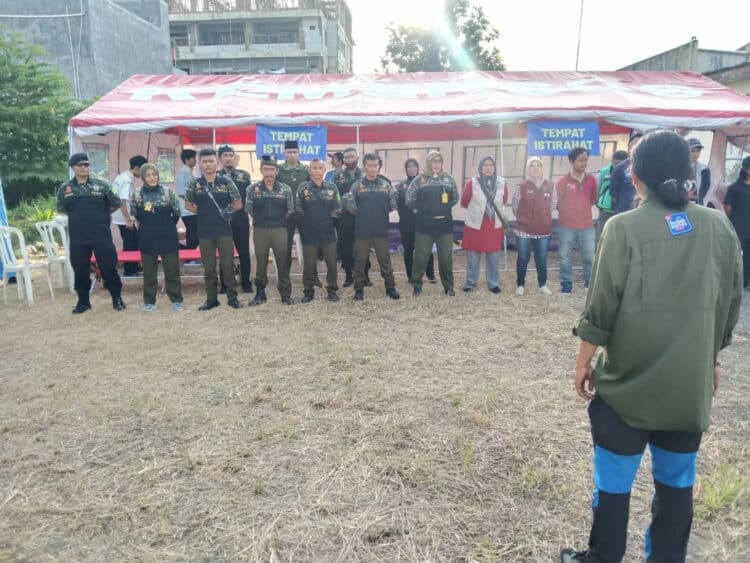 Relawan terpadu buka posko mudik 1444 Hijriyah. (ISTIMEWA)