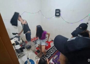 RAZIA: Sebanyak 22 orang terjaring dalam razia Satpol PP Kota Tangerang Selatan pada Jumat (14/4) malam hingga Sabtu (15/4) dinihari. (ISTIMEWA)