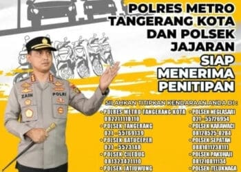 Polres Metro Tangerang Kota Buka Layanan Titip Kendaraan Gratis Selama Mudik Lebaran