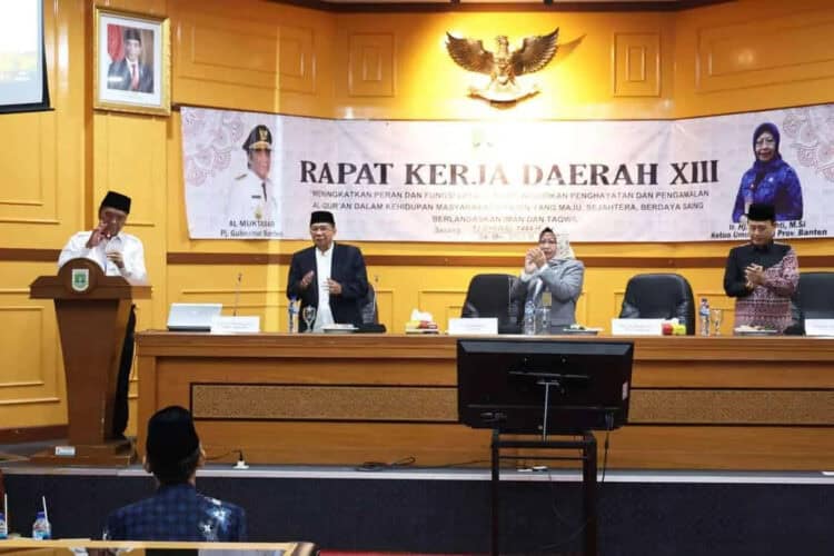 Pj Gubernur Banten Al Muktabar, hadiri Rakerda XIII. (ISTIMEWA)