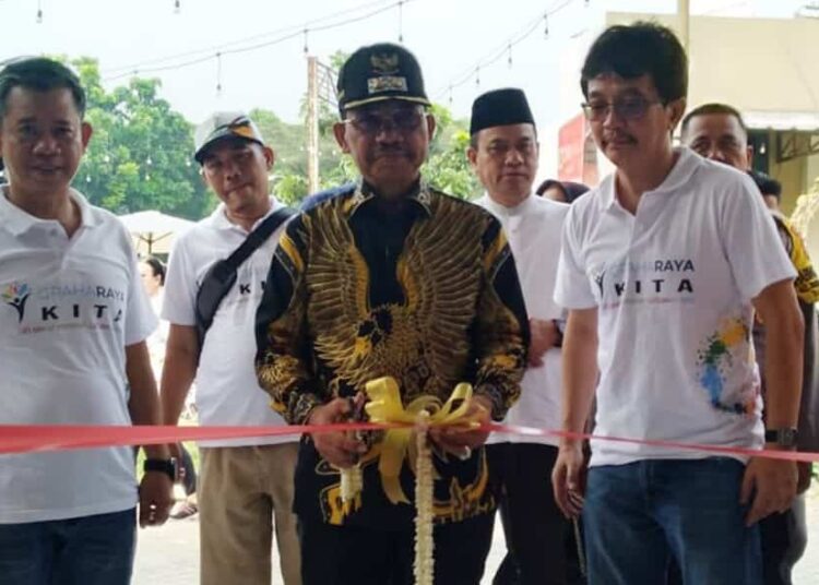Wakil Wali Kota Tangerang, Sachrudin, menghadiri Grand Opening Pasar Modern Graha Raya, Sabtu (27/5/2023). (ISTIMEWA)