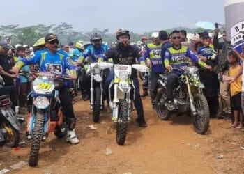 IMI Pandeglang gelar event Trail Adventure di Kecamatan Munjul, Kabupaten Pandeglang, Sabtu (27/5/2023). (ISTIMEWA)