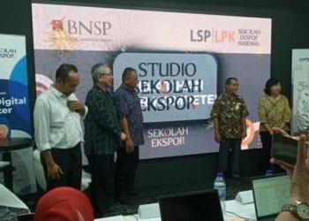 Akselerasi Kompetensi Ekspor, Sekolah Ekspor Resmikan Export Learning Studio
