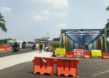 Jembatan Cisadane B Kota Tangerang Ditutup, Rekayasa Lalu Lintas Diterapkan