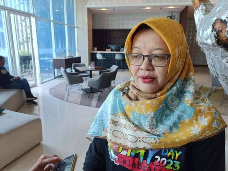 Kepala Disnakertrans Kabupaten Serang, Diana A Utami. (SIDIK/SATELITNEWS.COM)