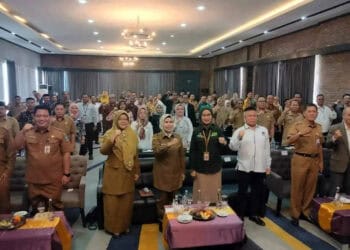 Bupati Serang Ratu Tatu Chasanah, menghadiri acara pengukuhan Skill Development Center (SDC), di wilayah Kabupaten Serang, Senin (6/6/2023). (SIDIK/SATELITNEWS.COM)