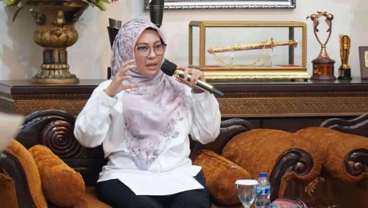 Bupati Pandeglang Irna Narulita. (ISTIMEWA)