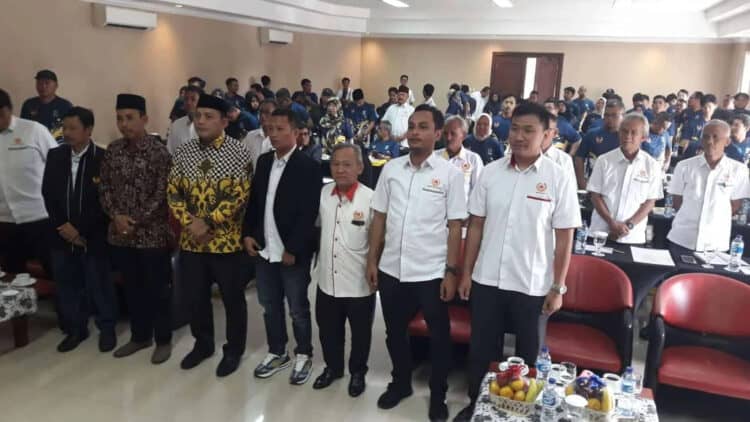 Bidik Tiga Besar Porprov VII Banten, KONI Kabupaten Serang Perkuat Program