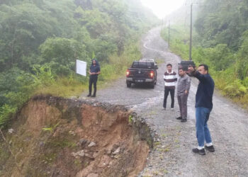 4 Titik Jalan Provinsi Longsor di Kabupaten Lebak