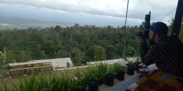 Salah satu lokasi wisata favorit di Pandeglang yaitu, Kampung Domba, di Kelurahan Juhut, Kecamatan Karang Tanjung, Kabupaten Pandeglang, Kamis (6/7/2023). (FAHRIE/SATELITNEWS.COM)