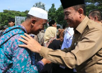 Perpulangan ratusan jemaah haji asal Kabupaten Serang. (ISTIMEWA)