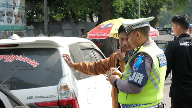 Ditlantas Polda Banten dan Polres jajaran melaksanakan kegiatan Operasi Patuh Maung 2023. (ISTIMEWA)