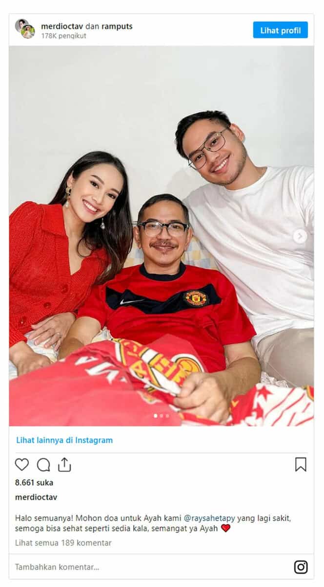 Dewi Yull Ogah Bahas Kondisi Kesehatan Ray Sahetapy