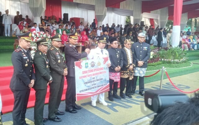 Pemkot Tangerang Resmi Serahkan Operasional ETLE Kepada Polisi