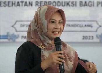Bupati Pandeglang Irna Narulita. (ISTIMEWA)