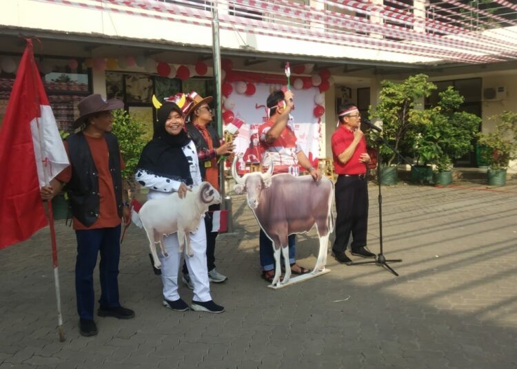 Distan Banten gelar parade kostum budaya pertanian. (ISTIMEWA)