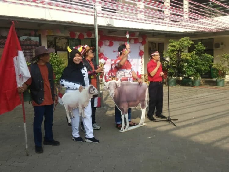 Distan Banten gelar parade kostum budaya pertanian. (ISTIMEWA)