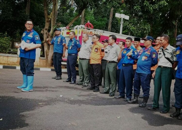 Tim BPBD Kota Tangerang, siaga fenomena El Nino dengan membentuk Tim Posko Siaga (TPS). (ISTIMEWA)