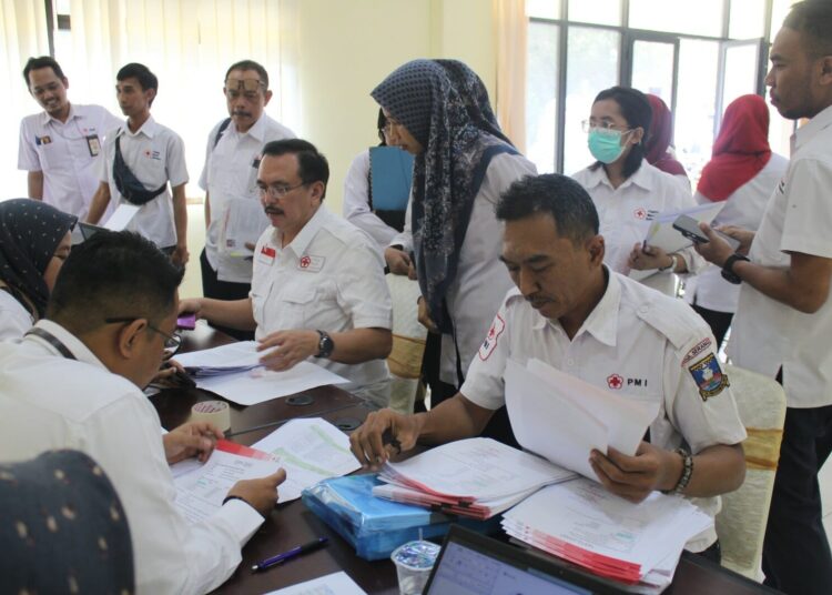 PMI Banten lakukan sertifikasi pegawai markas dan UDD. (ISTIMEWA)