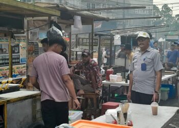 Pedagang Masih Tempati Lajur Kiri, Kawasan Pasar Lama Ditertibkan