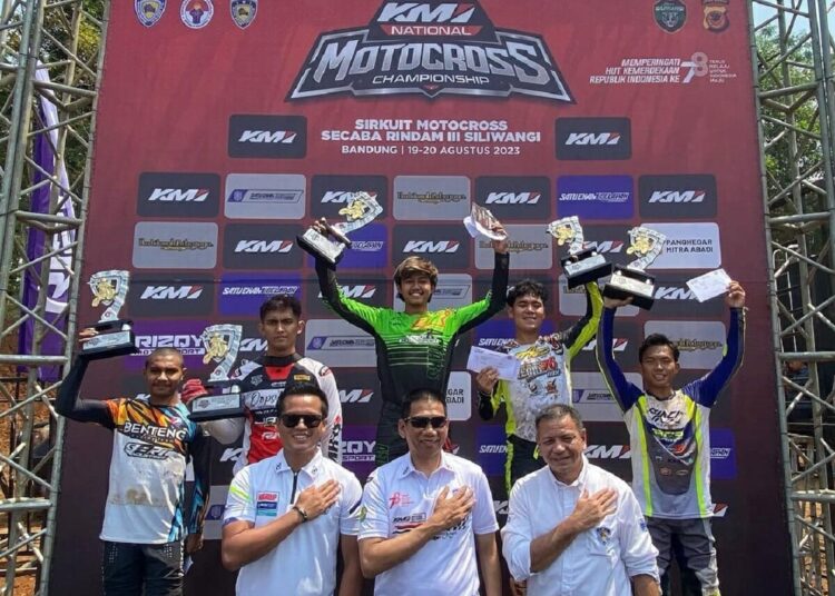 Dua Atlet Kota Tangerang Raih Podium KMI National Motocross Championship