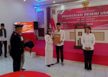 “Kado” HUT Kemerdekaan RI, 5 Napi di Lebak Dapat Remisi dan Langsung Bebas