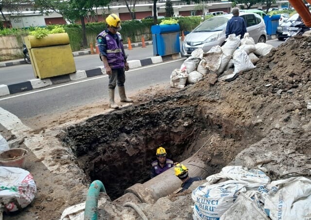 Jaringan Perpipaan PDAM Diperbaiki, Warga di Kecamatan Tangerang Keluhkan Air Kecil