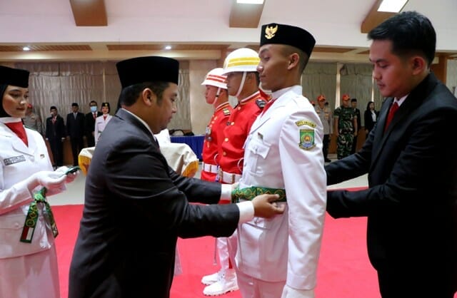 50 Petugas Paskibraka Kota Tangerang Dikukuhkan Wali kota, Orang Tua Terharu