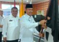 Kecamatan Ciomas, mendapat bendera hitam dari Bapenda Kabupaten Serang. Karena, capaian penerimaan PBB-P2 paling rendah. (ISTIMEWA)